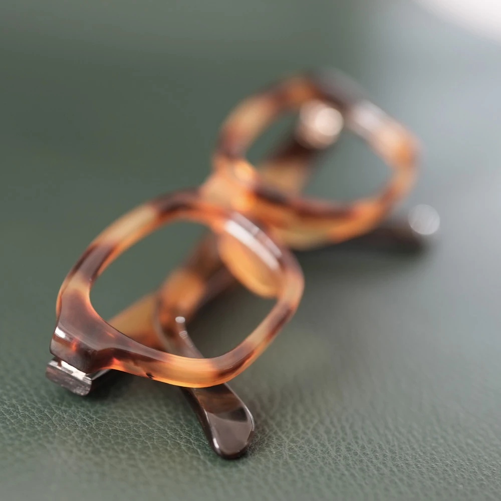 本べっ甲メガネ 上バラ甲 オール甲 DK6531