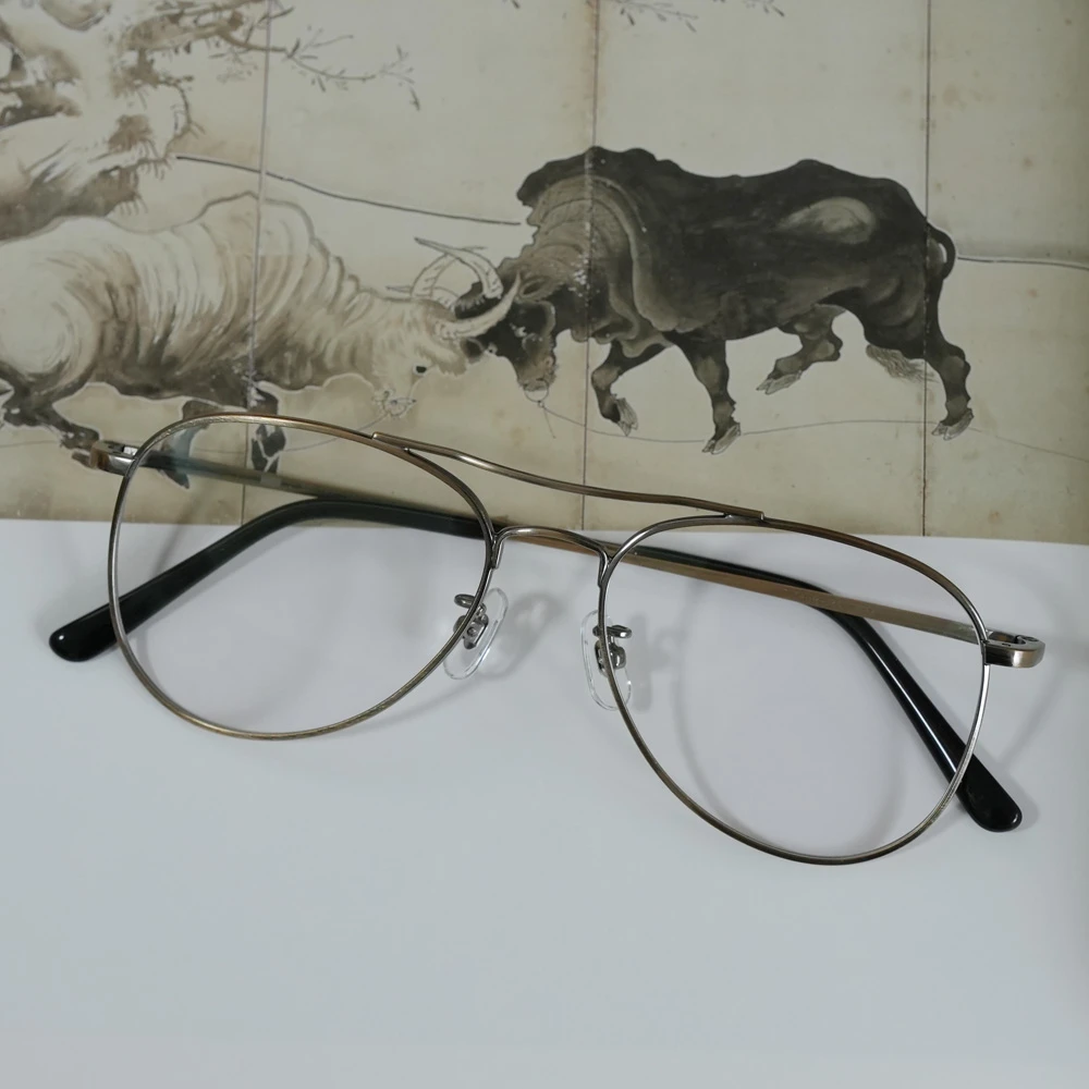 水島眼鏡 MI-767 col.Antique Gold