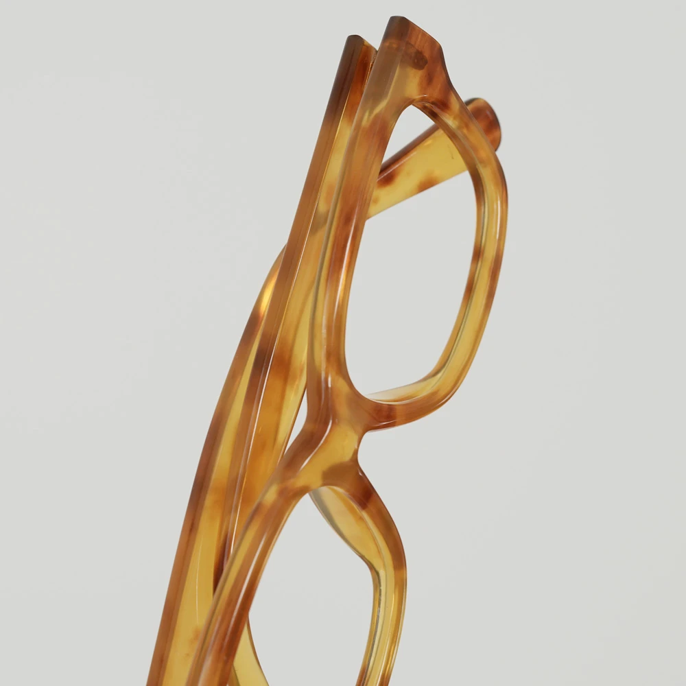 本べっ甲メガネ 白バラ甲 オール甲 DK6529