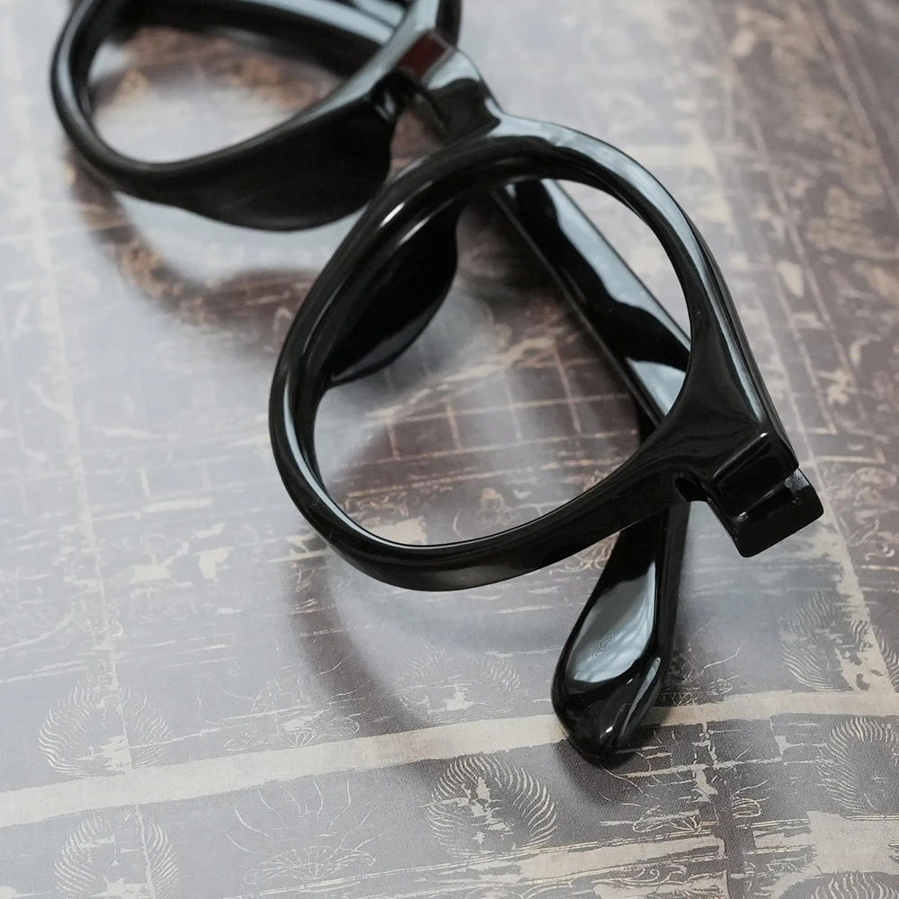 本べっ甲メガネ 黒甲 オール甲 UM6536