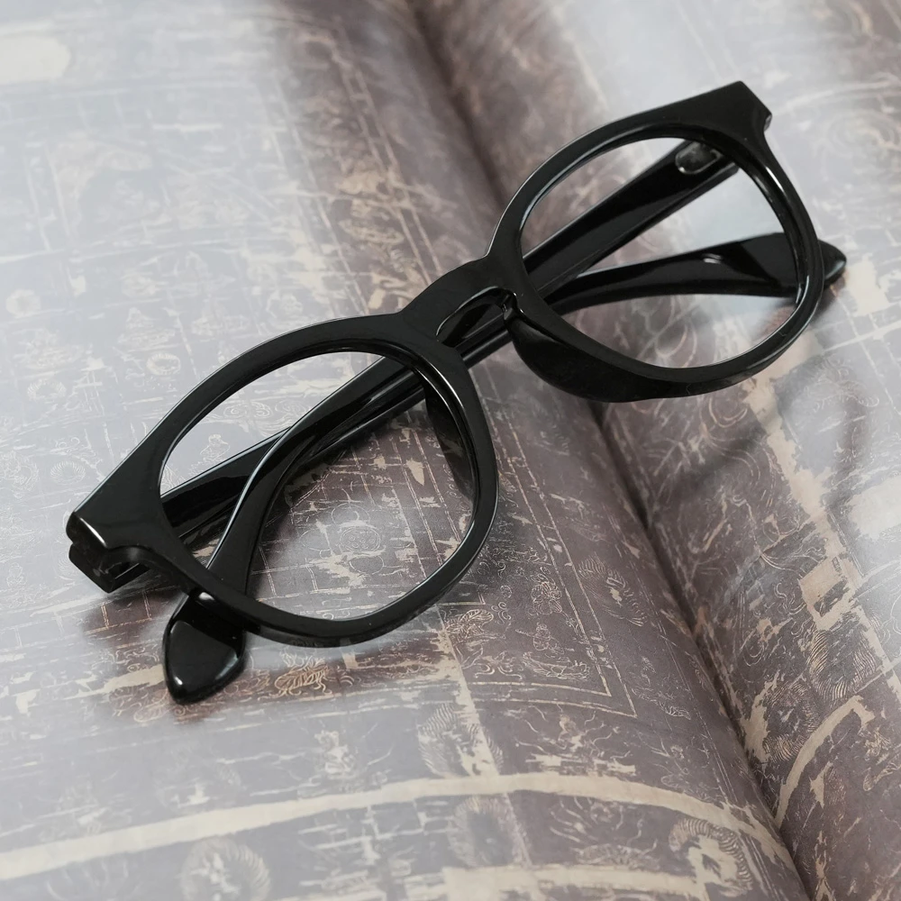 本べっ甲メガネ 黒甲 オール甲 UM6536