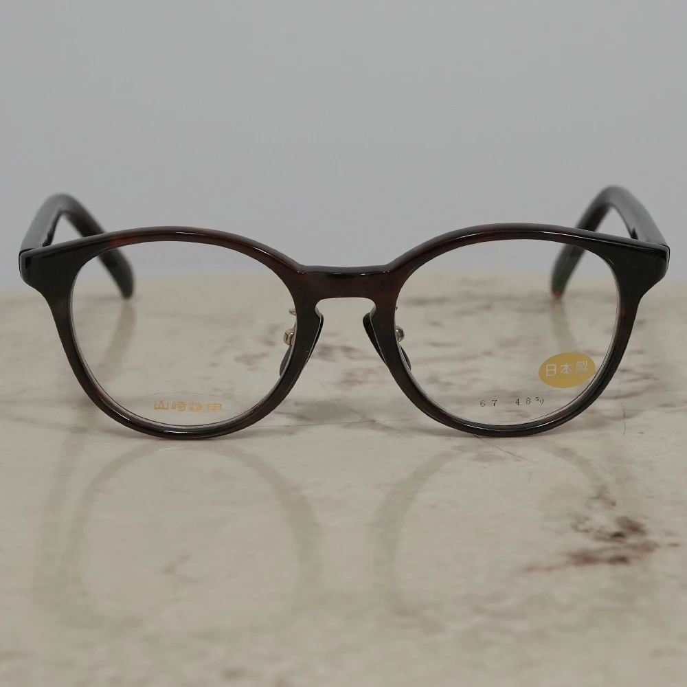 山﨑鼈甲 本べっ甲メガネ トロ甲 オール甲 No.49