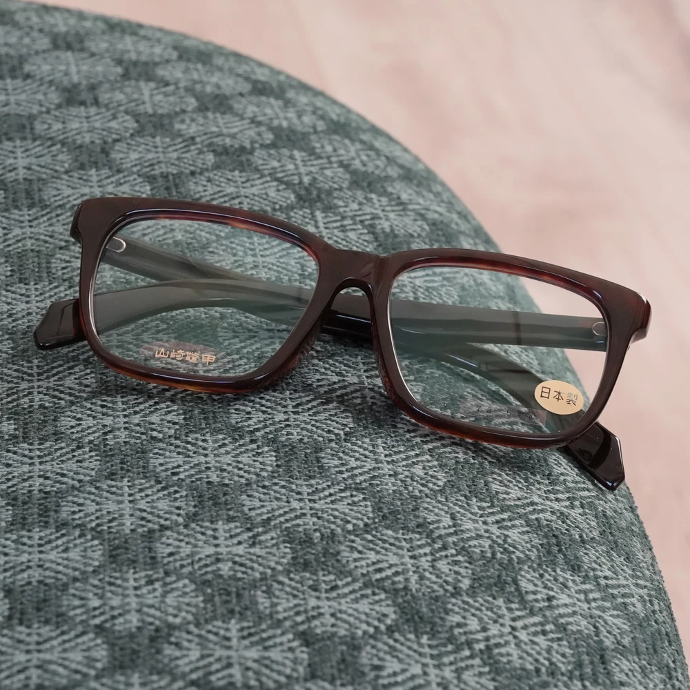 山﨑鼈甲 本べっ甲メガネ バラ甲 オール甲 No.78