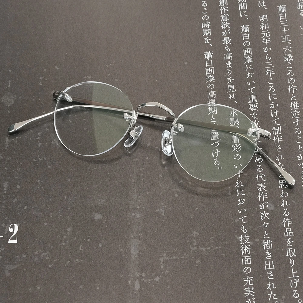 水島眼鏡 MI-1009 col.Silver