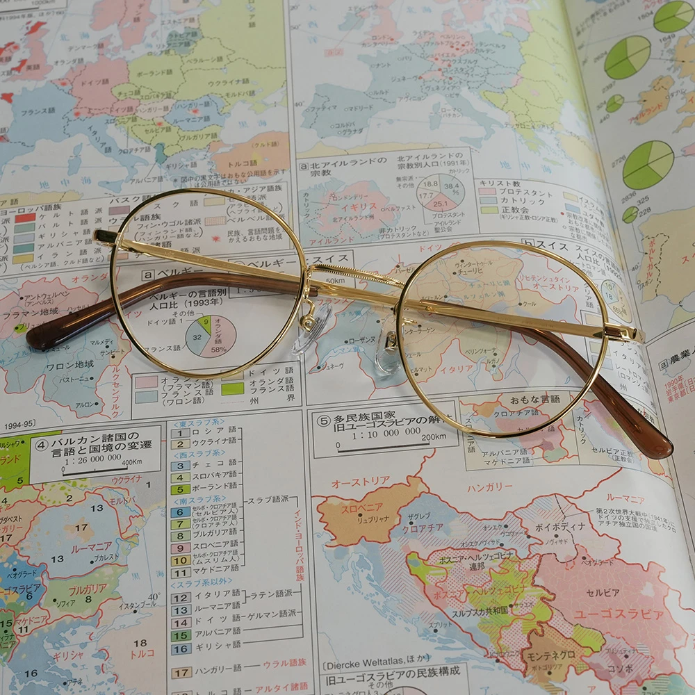 水島眼鏡 MI-573 col.Gold